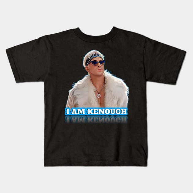 Unapologetically Kenough Kids T-Shirt by Fadedstar